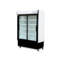 Mvp Group Kool-It - Reach-In Cooler, Double Sliding Glass Door, 42.37 Cu. Ft. KSM-42